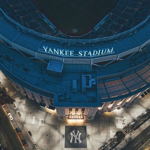 Yankee Stadium Aerial Night View — Home of @NYYhistory